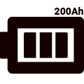 200Ah Batarya Sistemi - Güçlü Enerji